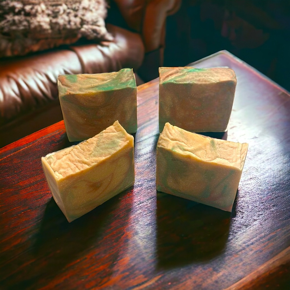 Handcrafted Goat’s Milk Soap in Rustic Woods